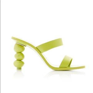 Cult Gaia meta stone leather sandals